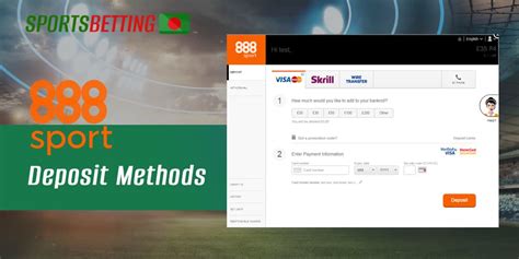 How To Deposit at 888Sport Online .